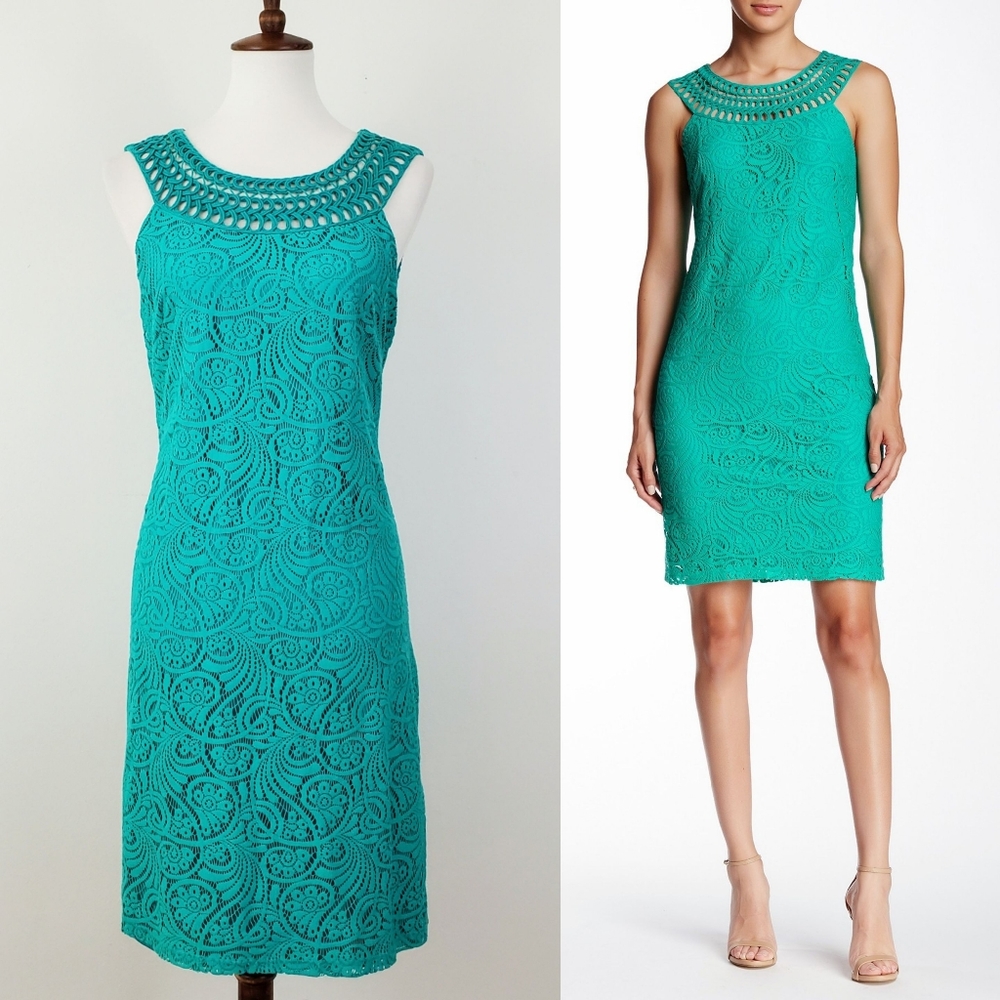 Eliza J Lace Shift Dress 12